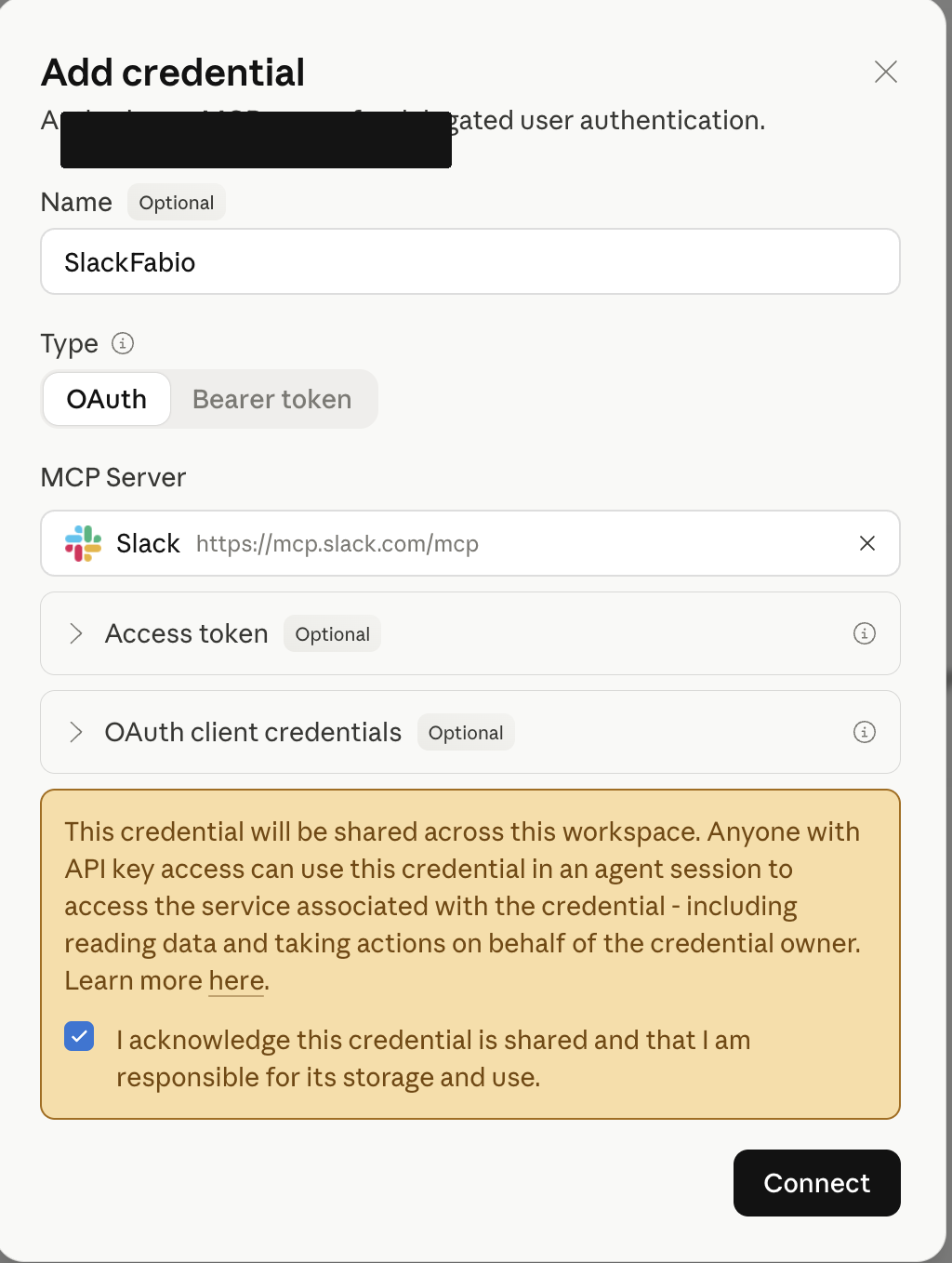 Slack OAuth consent screen accepting the Claude integration