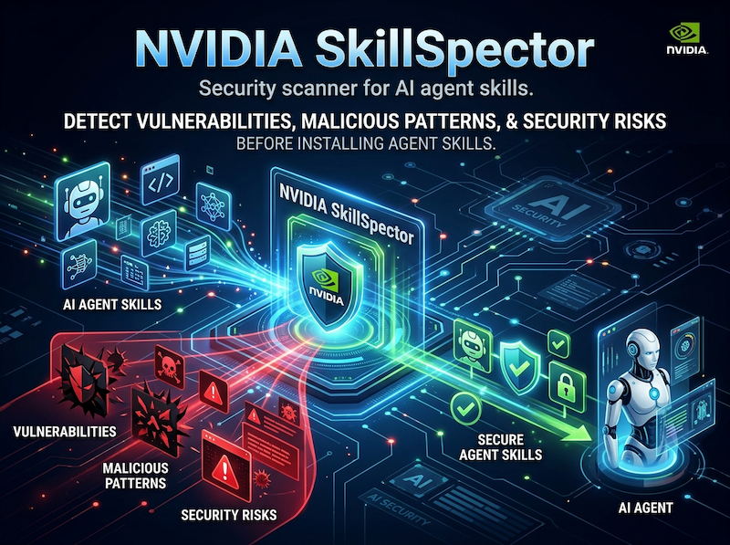 NVIDIA SkillSpector security report in the terminal